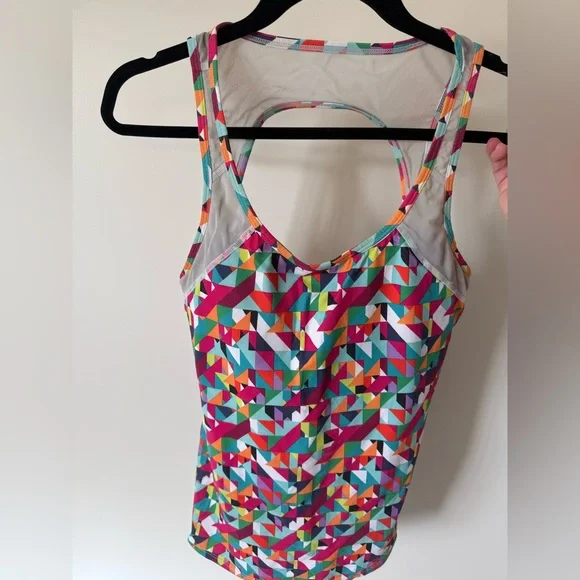 Fabletics Colorful Geometric Racerback Tank - Picture 5 of 5